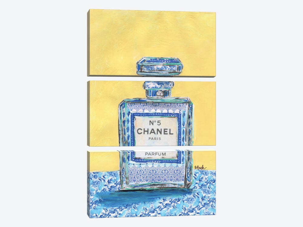 Vintage Chanel by Brenda Bush 3-piece Canvas Art Print