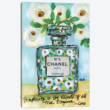 Chanel Simplicity Canvas Print #BBN370} by Brenda Bush Canvas Art Print