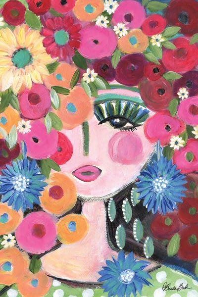 Sunflowers: New Jewelry And A Polka Dot Dress by Brenda Bush