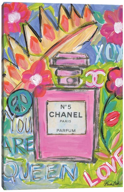 Chanel Queen Canvas Art Print - Brenda Bush