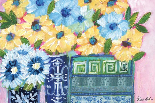 Chinoiserie: Chinoiserie Trio by Brenda Bush