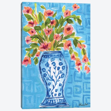 Tall Vase Canvas Print #BBN380} by Brenda Bush Canvas Wall Art