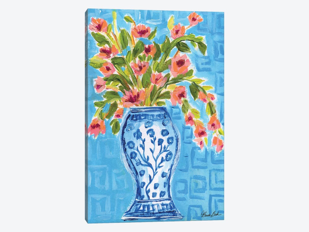 Tall Vase by Brenda Bush 1-piece Canvas Artwork