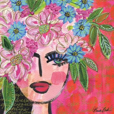 You Deserve The World by Brenda Bush framed canvas print