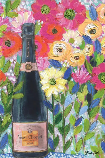 Rose All Day by Brenda Bush multi panel art