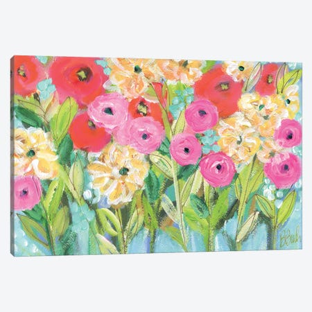 Garden Sunshine Canvas Print #BBN390} by Brenda Bush Canvas Print