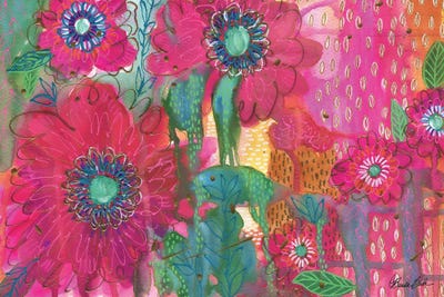 Sunshine And Wind Chimes by Brenda Bush multi panel art