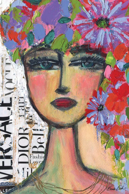 Glamorous by Brenda Bush wall art