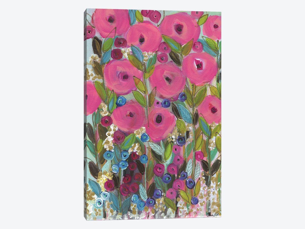 Millennial Pink Roses by Brenda Bush 1-piece Art Print