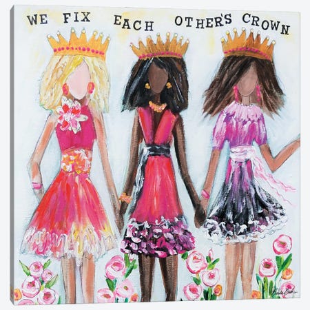 We Fix Each Others Crowns Canvas Print #BBN41} by Brenda Bush Canvas Artwork