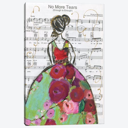 No More Tears Canvas Print #BBN425} by Brenda Bush Canvas Art