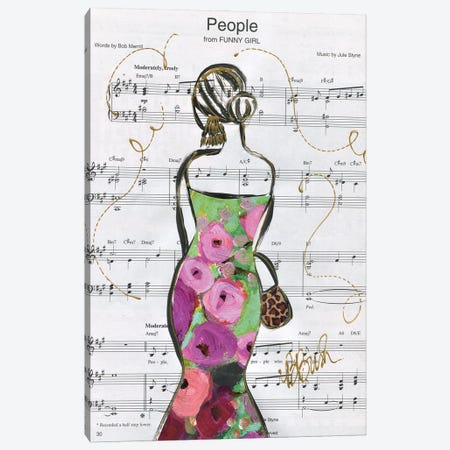 People Canvas Print #BBN426} by Brenda Bush Canvas Artwork