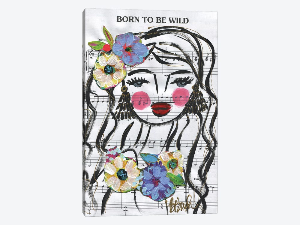 Born To Be Wild by Brenda Bush 1-piece Canvas Art Print