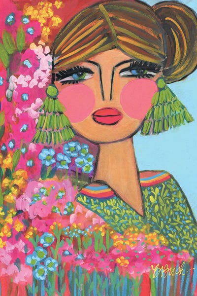 Rosalie by Brenda Bush multi panel art