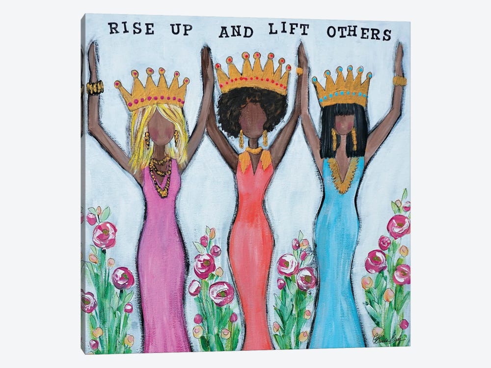 Rise Up And Lift Others by Brenda Bush 1-piece Canvas Artwork