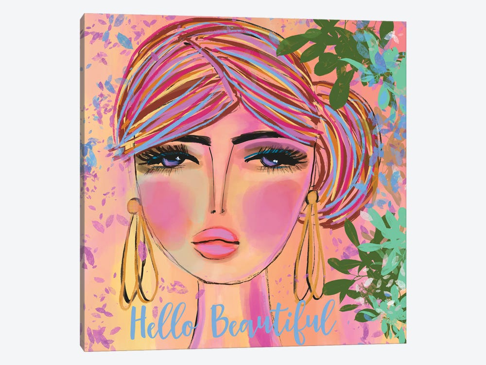 Hello Beautiful by Brenda Bush 1-piece Art Print