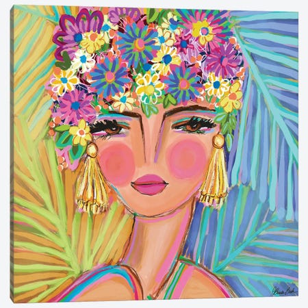 Beauty In The Tropics Canvas Print #BBN442} by Brenda Bush Art Print