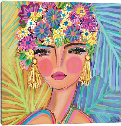 Beauty In The Tropics Canvas Art Print - Brenda Bush