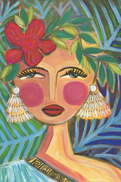 Greek Goddess by Brenda Bush wall art