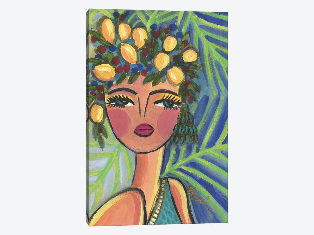 The Queen Of Limoncello by Brenda Bush 1-piece Canvas Art
