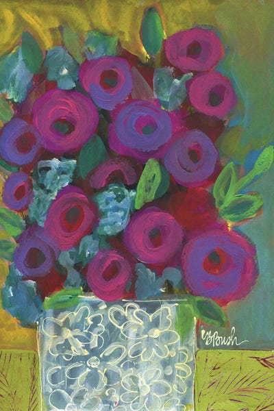 Pretty Pot In Sicily by Brenda Bush multi panel art