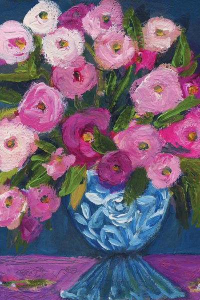 Large Art for Bedroom - Canvas Prints: Pedestal Vase by Brenda Bush