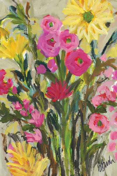 Wild Summer Garden by Brenda Bush multi panel art