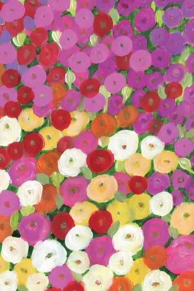 Large Art for Bedroom - Canvas Prints: Overflowing Love by Brenda Bush