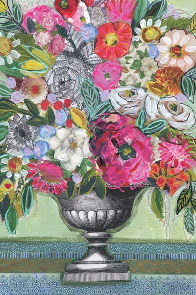 My Heart Is Full by Brenda Bush multi panel art