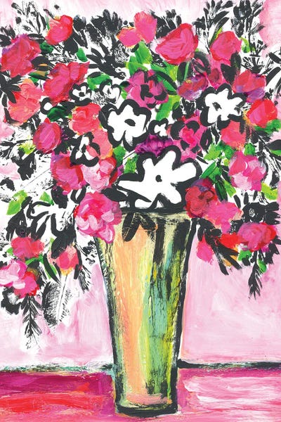 Pretty Pinks by Brenda Bush multi panel art