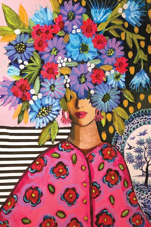 Pink Jacket by Brenda Bush wall art