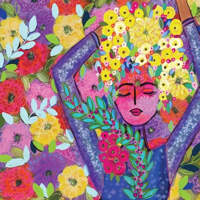 Feeling The Love by Brenda Bush multi panel art