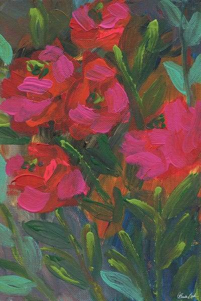 Garden Tango by Brenda Bush framed canvas print