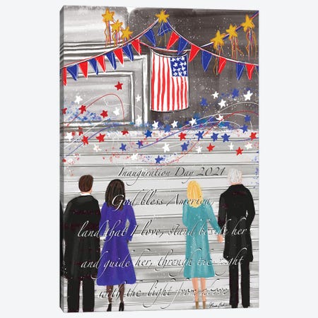 Inauguration Day Canvas Print #BBN79} by Brenda Bush Canvas Print