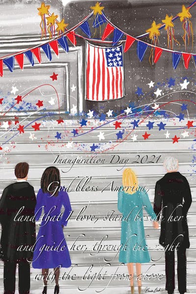 American Flags: Inauguration Day by Brenda Bush