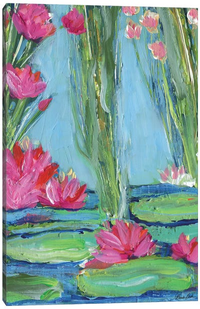 Lily Pad Heaven Canvas Art Print - Brenda Bush