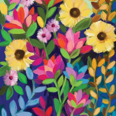 Lotus Love by Brenda Bush multi panel art