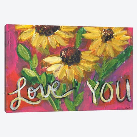 Love You Canvas Print #BBN84} by Brenda Bush Canvas Art Print