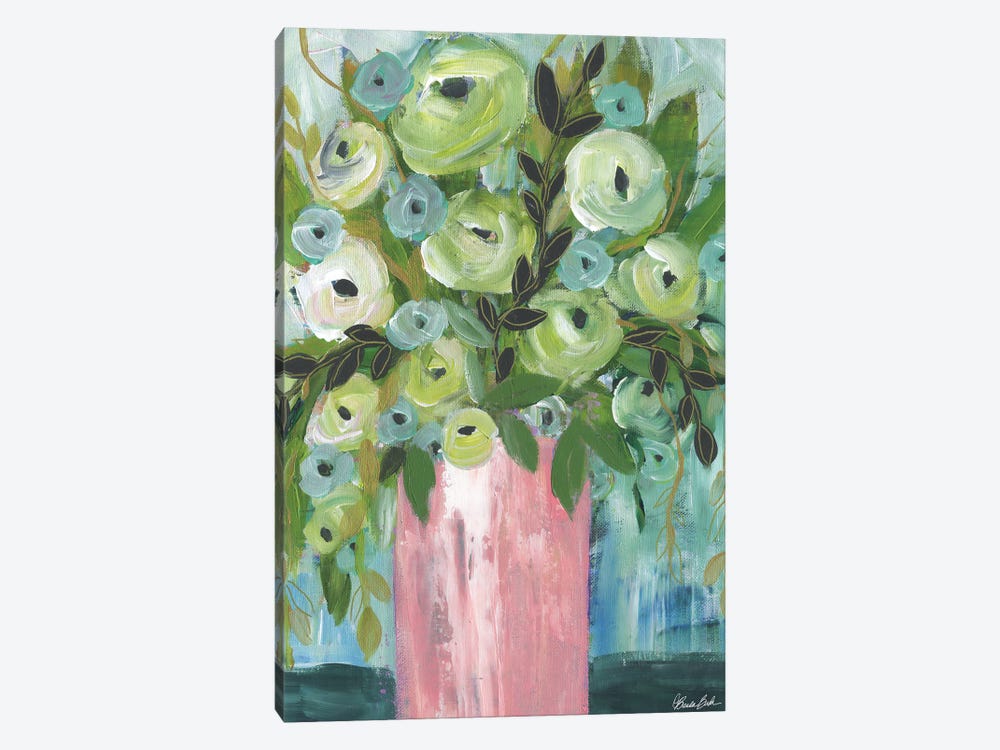 The Blush Vase by Brenda Bush 1-piece Canvas Wall Art