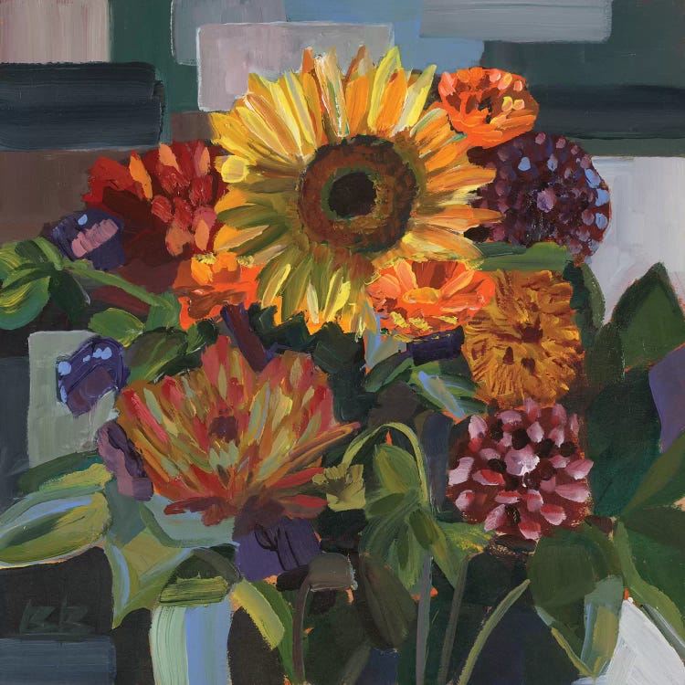 Birthday Bouquet by Brooke Borcherding wall art