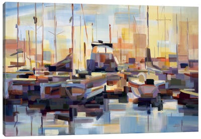 Boats Canvas Art Print
