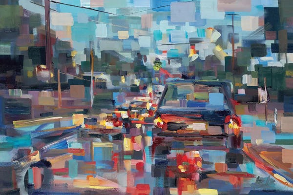 Brooke Borcherding: Red Traffic by Brooke Borcherding