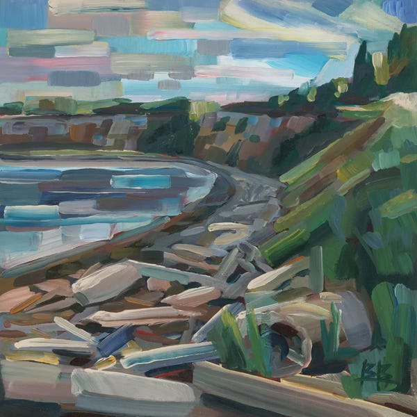 Brooke Borcherding: Early Morning On The Beach by Brooke Borcherding