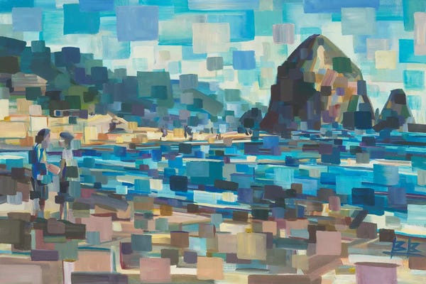 Brooke Borcherding: Evening In Cannon Beach by Brooke Borcherding