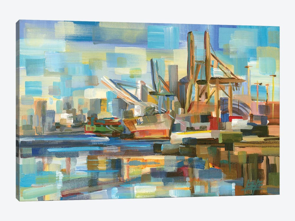 Port Of Seattle by Brooke Borcherding 1-piece Art Print