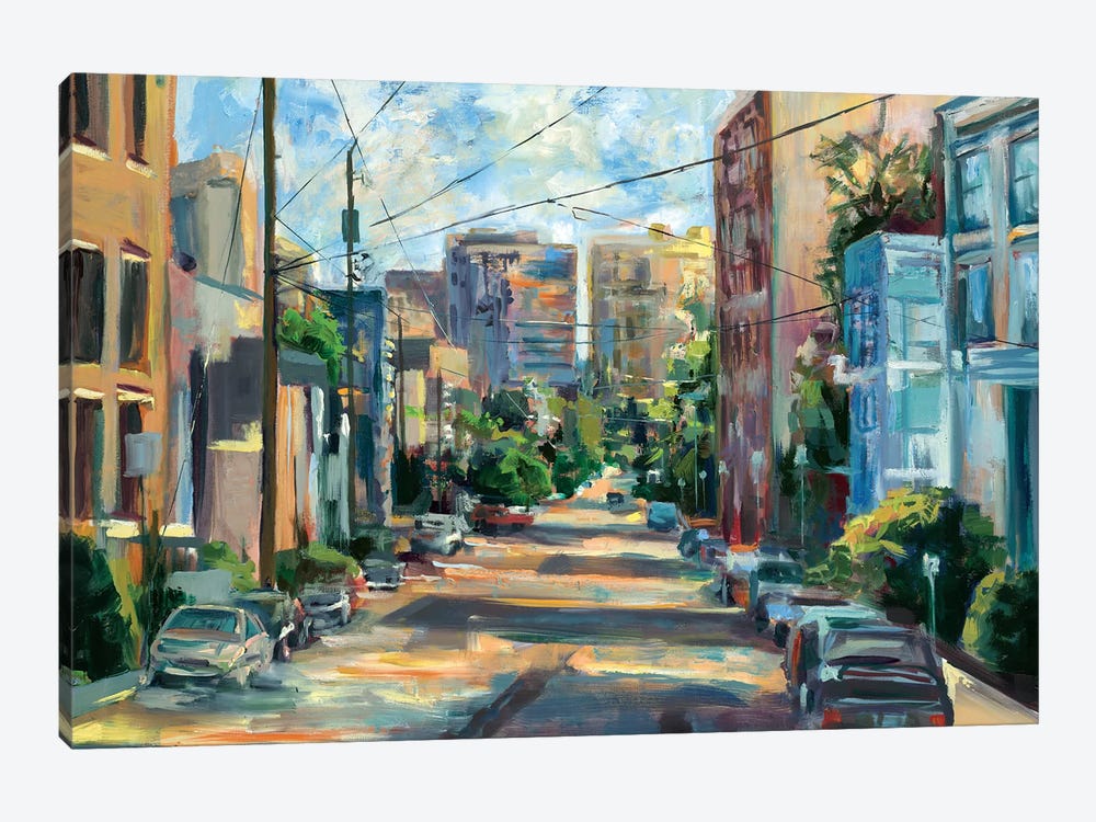 Belmont Street, Capital Hill  by Brooke Borcherding 1-piece Canvas Print
