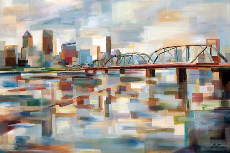 Hawthorne Bridge by Brooke Borcherding wall art