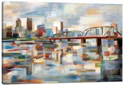 Hawthorne Bridge Canvas Art Print