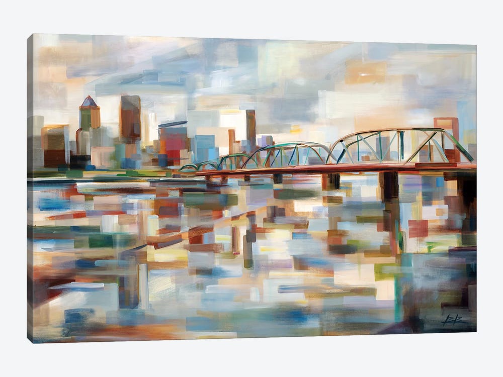 Hawthorne Bridge by Brooke Borcherding 1-piece Canvas Artwork