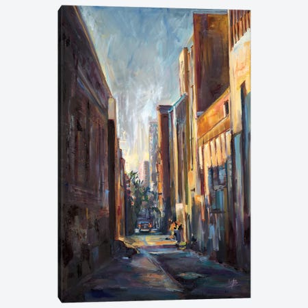 Long Hall in the City  Canvas Print #BBO50} by Brooke Borcherding Canvas Wall Art
